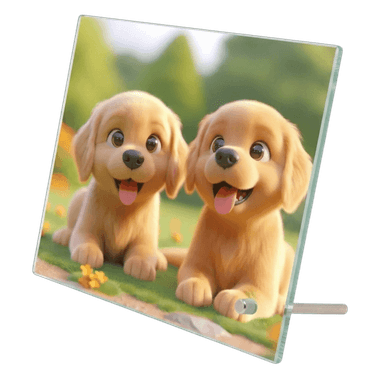 Crystal photo frame